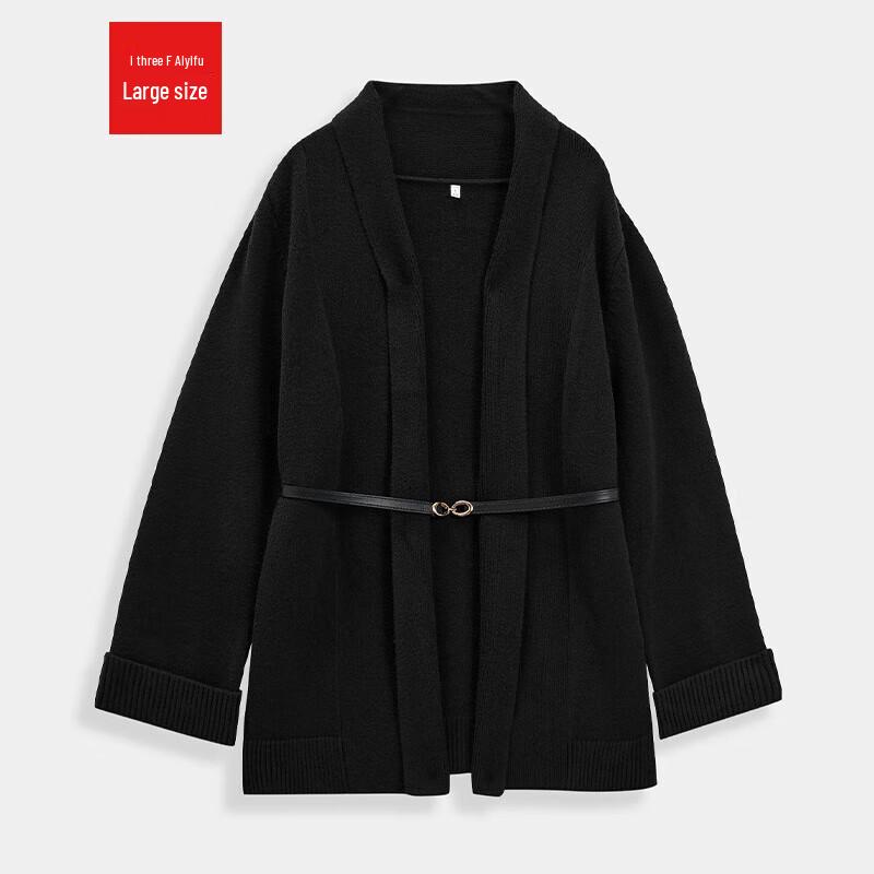 

IEF 2025 Осеннее вязаное пальто средней длины 4XL