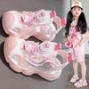 Baby Mädchen Strass-Turban-Sandalen - 2025 Sommer Funktionale Strandschuhe