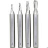 Proxxon Straight Burrs 24610 - Diameter 2-5mm - HSS Steel - Wooden Case - 6mm Shank
