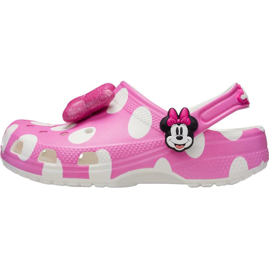 Disney x Crocs Классические клоги для малышей Минни Маус Розовые Детские кроссовки Разноцветные 212372-90H 27-28