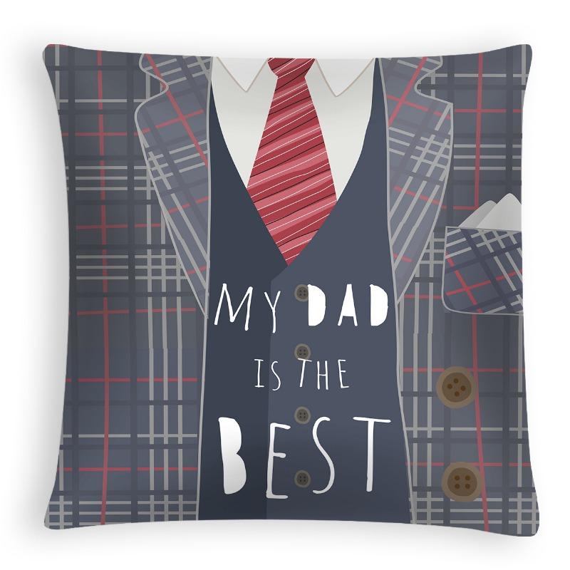 New Father's Day Pillowcases Are Stably Available for Holiday Home Sofa Cushions with Letter Prints
