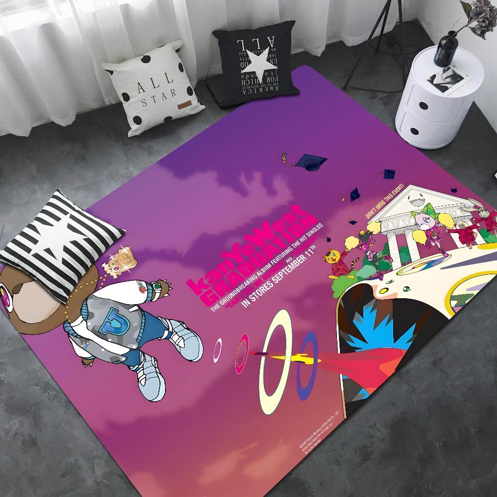 Hot Singer Kanye West Kitchen Mat Nordic Style Bedroom Living Room Doormat Home Balcony Anti-Slip Doormat Area Rug