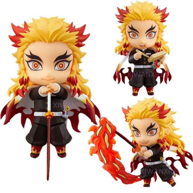 Demon Slayer Anime Figure #1541 Kyojuro Rengoku Kimetsu No Yaiba Action Figure Giyu Tomioka Figurine Toys
