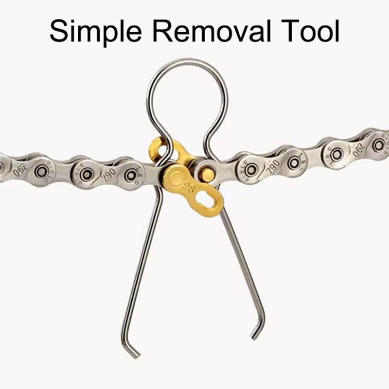 Bike Gauge Calipers Cycling Chain Hook Tools Bicycle Chain Checker Buckle Pliers Mini MTB Bike Chain Quick Release Magic Link