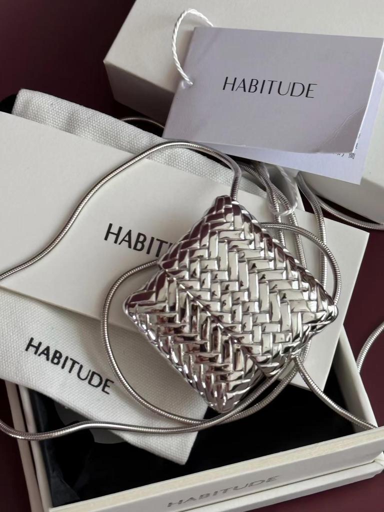 Habl Blogger Style Water Purifier Pendant Necklace - Women's Unique Layered Accessory Sweater Chain