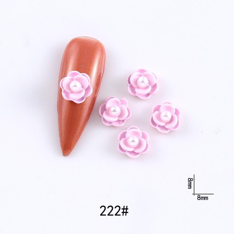 New Cute Bow Heart Nail Art: Frosted Matte Blue & Pink