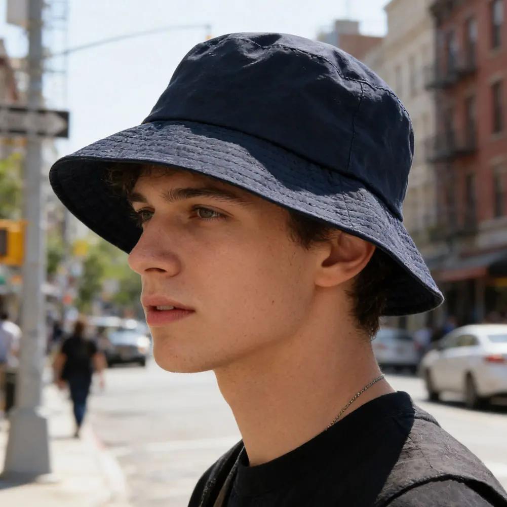 Large Size XXL 65cm Bucket Hats Plus Size XL 63cm Sun Hats Men Women Big Head Waterproof Fisherman Cap Summer Sunscreen Panama