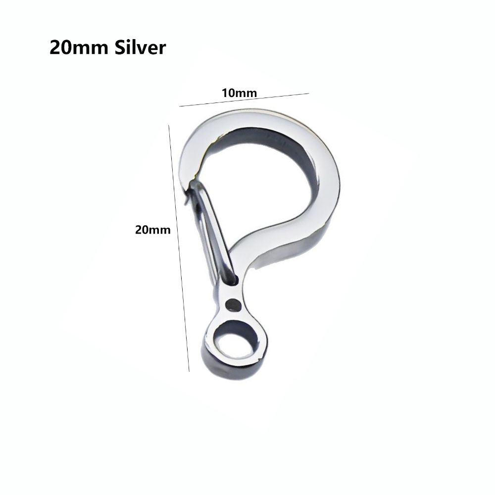 Small Size Key Chain Buckle Titanium Alloy Spring Connecting Buckle  DIY Accessories
