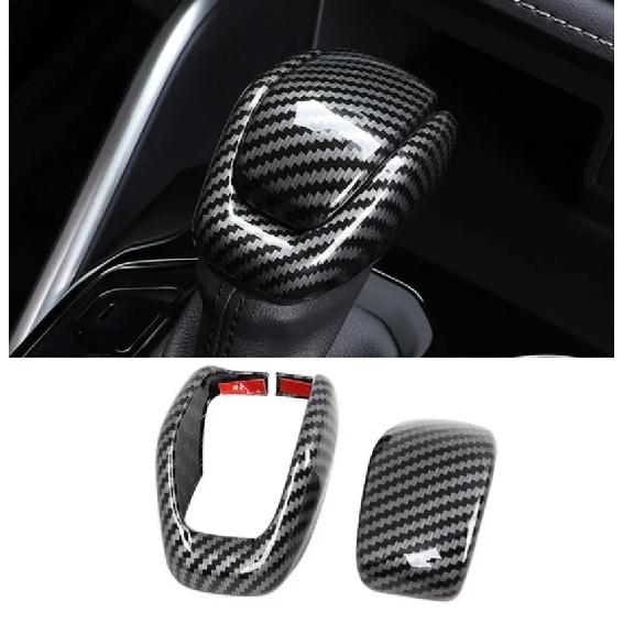 For Toyota RAV4      ABS Chrome Car Gear Shift Head Knob Frame Cover Trims Sticker Car Styling Accessories