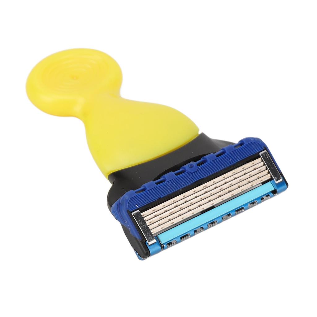 Manual Shaving Razor with Rotary Blade Head Removable Button Shaver Satefy Washable Hair Remove