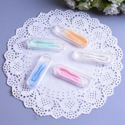 Yousheng 1 Set Contact Lenses Applicator Arc Design Reusable Portable Plastic Contact Lenses Remove Tweezers Eyewear Accessories