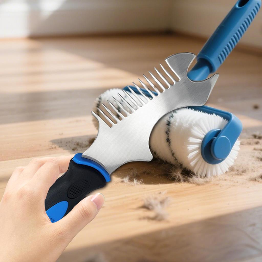 Farbpinsel Kamm Bürste Walzenreiniger Werkzeug Edelstahl Farbpinsel Walzen Pflegen Farbpinsel Kamm