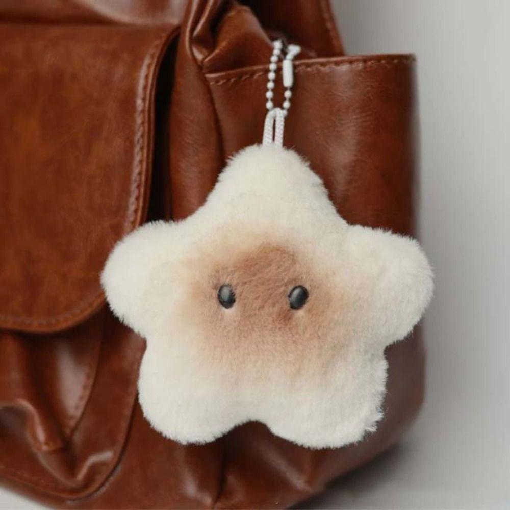 Soft Squeak Capibara Plush Doll Capybara Animal Star Squeak Toy Siamese Cat Keyring  Unisex