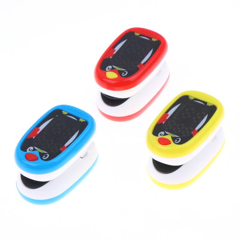 Kids Fingertip Pulse Oximeter Led Display Accurate Fast Reading For Children Health Monitoring Oxygen/Pulse Rate Measurement