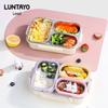 LUNTAYO Moomin 3-Compartment 316 Stainless Steel Microwave Bento Box