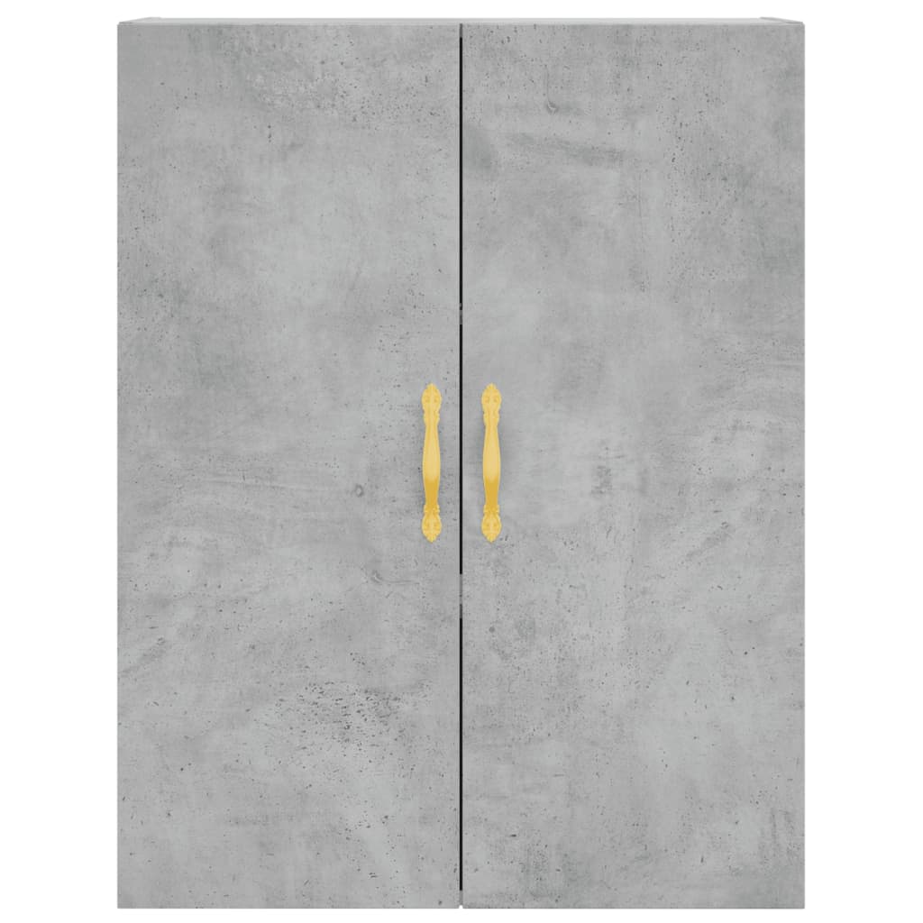Wall Cabinets 2 pcs Concrete Grey 69.5 x 34 x 90 cm