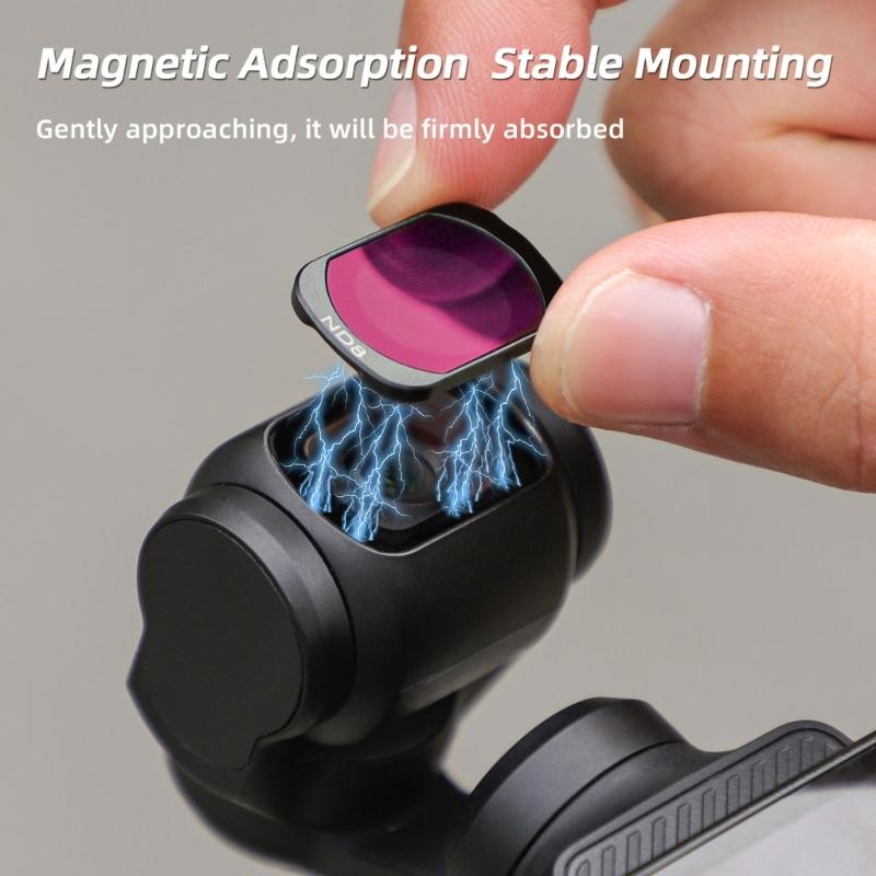 Lens  Filters for Pocket 3 Camera Filter MCUV CPL ND8 ND16 ND32 ND64 Filters Set for Action Camera Access