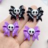 10PCS New Resin Cute Cartoon Skeleton Halloween Flat Back Home Decor DIY Scrapbook Crafts Jewelry Accessories