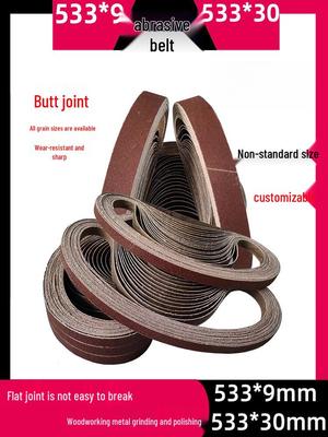 Bandschleifer Schleifband 30x533/9x533mm für Holzbearbeitung und Metalloberflächen