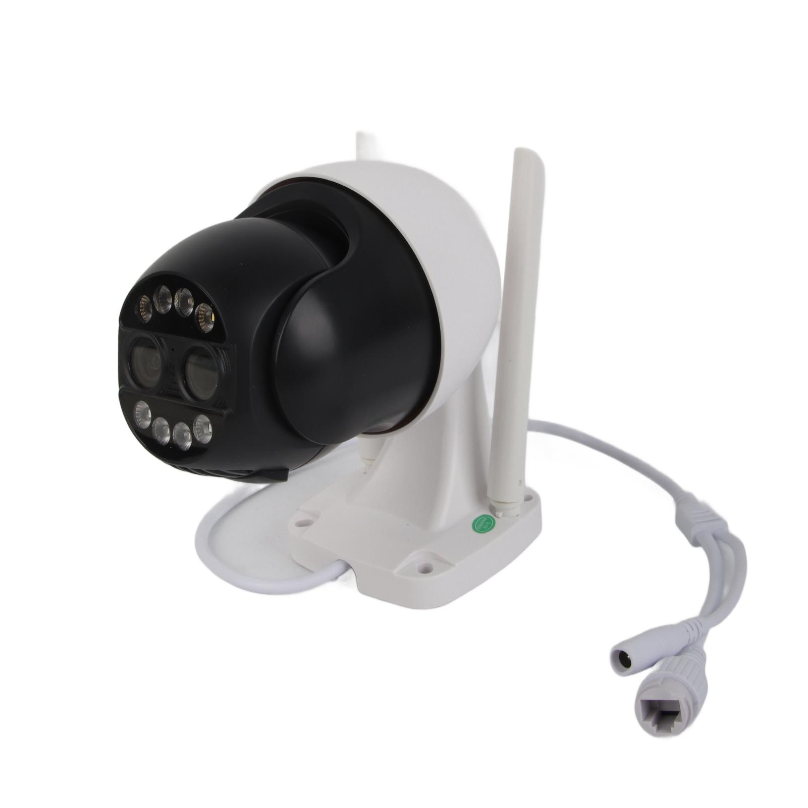 

Night Vision Camera 2560x1440 HD Remote Control Two Way Voice Intercom Dome Camera Waterproof Zoom EU Plug