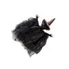 Black Kitten Witch Ornaments Party Cloth Hanging Decorations For Porch Mantel Garden Shelf Decoration