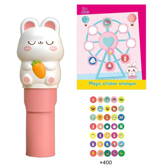 Sticker Seal Activity Pad Stamper 400 Sticker Kunsthandwerk Fidget Spielzeug Sammlerstück Charakter