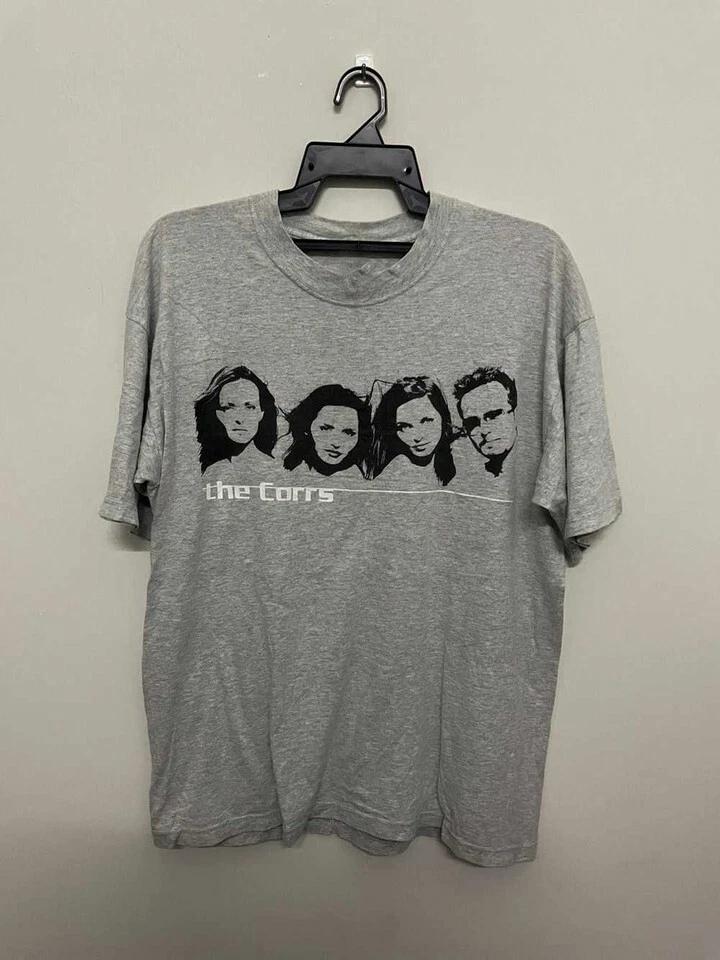 

The Corrs Band Tour Album Sport Gray Tee Cotton Adult T-shirt UU1070 2XL