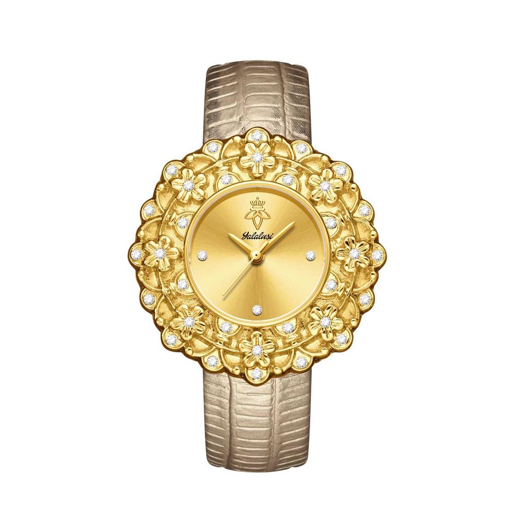 Yalalusi Light Luxury Jewelry Ladies Watch Belt Style Women'S Watch Emerald Watch