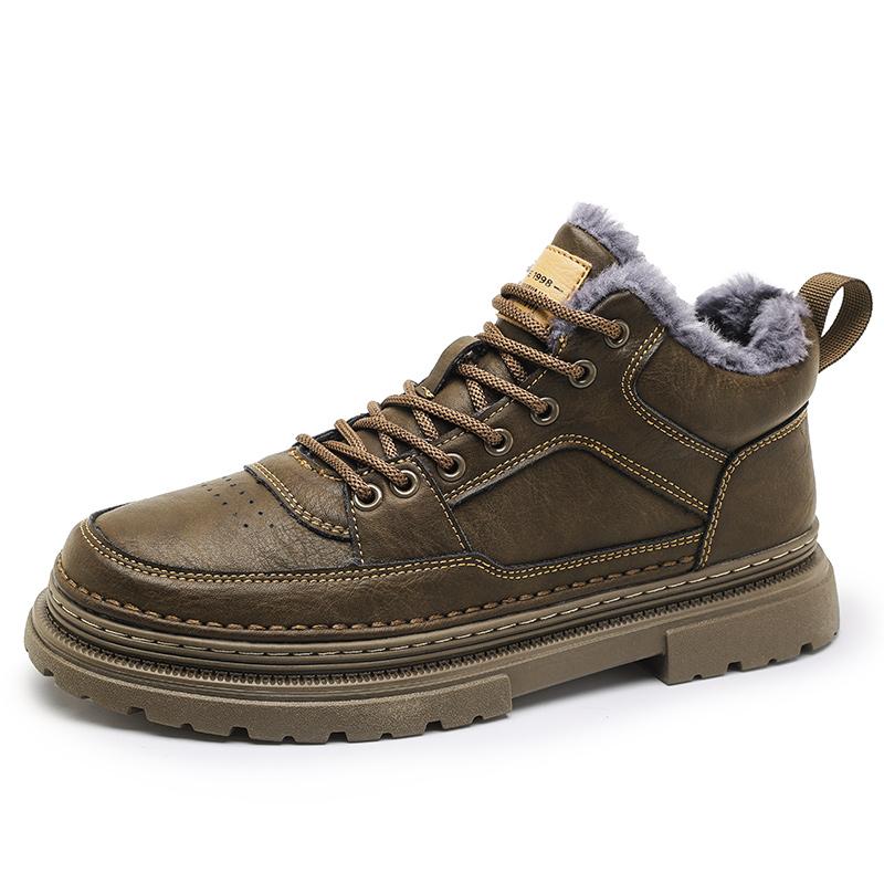 Winter Plush High Quality Indestructible Man Shoe Sneakers Breathable Running Shoes Anti-slip Outdoor Men's Sneaker Male Shoes
