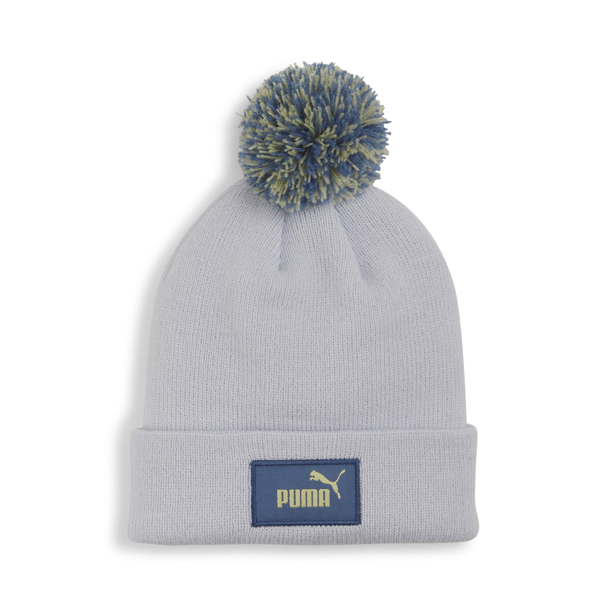 

PUMA FC Beanie Knit Silver Mist Pom-Pom 025541, Kids Hat, Fall/Winter 2024, (01)