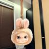 Unique Rabbit Head Plush Doll Pendant for Backpacks Soft and Cuddly Decoration Perfect for Gifts