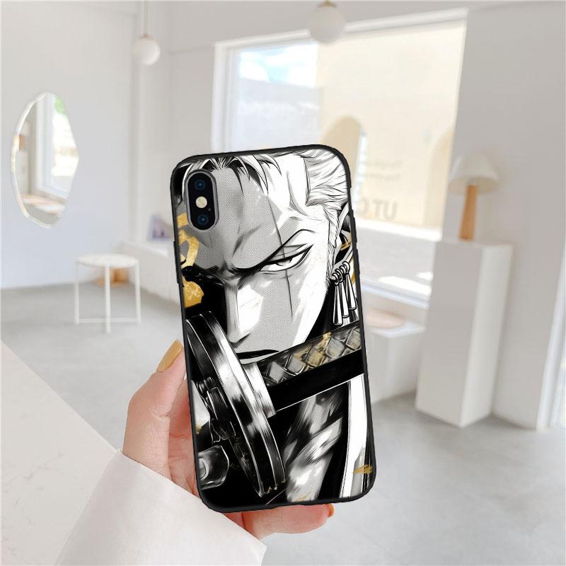 FM45 One Piece Zoro Soft Shell Phone Case for Redmi Note 13 14 Pro+ Plus A3 A3X 13X 13C 13R 14S 14C 14R