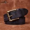Genuine Leather Belt for Men and Women Retro Pure Cowhide Jeans Belt Korean Style Trendy Genuine Leather Versatile Universal