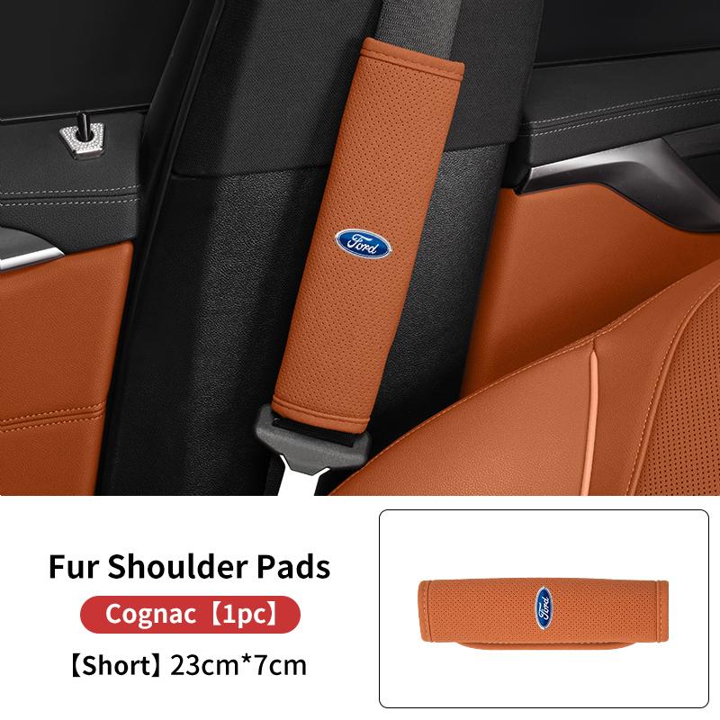 For Ford Car Styling Seat Belt Shoulder Cover Neck Protector Auto Interior Accessories Focus Mk2 Mk3 Mk4 Fiesta Ranger Mondeo