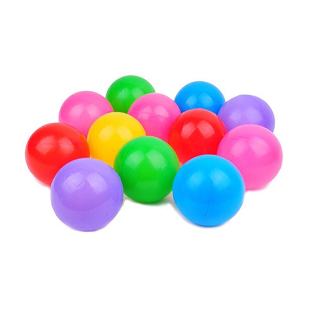 100 teile/satz Bunte Lustige Weiche Kunststoff Ozean Ball Set Baby Kinder Spielen Werkzeug (5,5 cm)