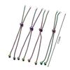 3/4pcs Stainless Steel Adjustable Slider Chain for Jewelry Making DIY Loops Connector Pendants Bracelets Chain Material Findings