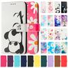 Luxury Flip Leather Case For iPhone 12 11 Pro Max Flip Cover On For Apple 11 iPhone 12 Mini 11Pro Wallet Bags Flower Cases Shell