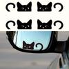Car Rearview Mirror Funny Peeking Cartoon Sticker