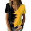 Plus Size Heart Design Pattern Printed T-shirts Summer Fashionable High Quality Short Sleeved