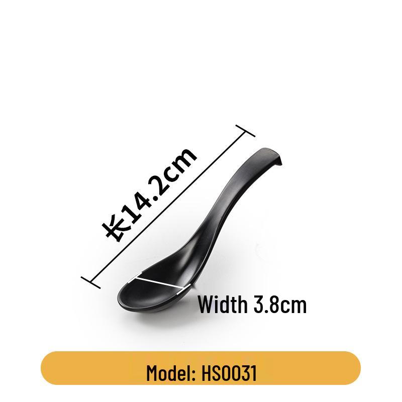 

Черная меламиновая суповая и рисовая миска в японском стиле - Маленькая пластиковая посуда для хот-пота, ресторана или гостиницы