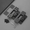 Zinc Alloy Adjustable 2D Invisible Hinge for Narrow Frame Ecological Doors