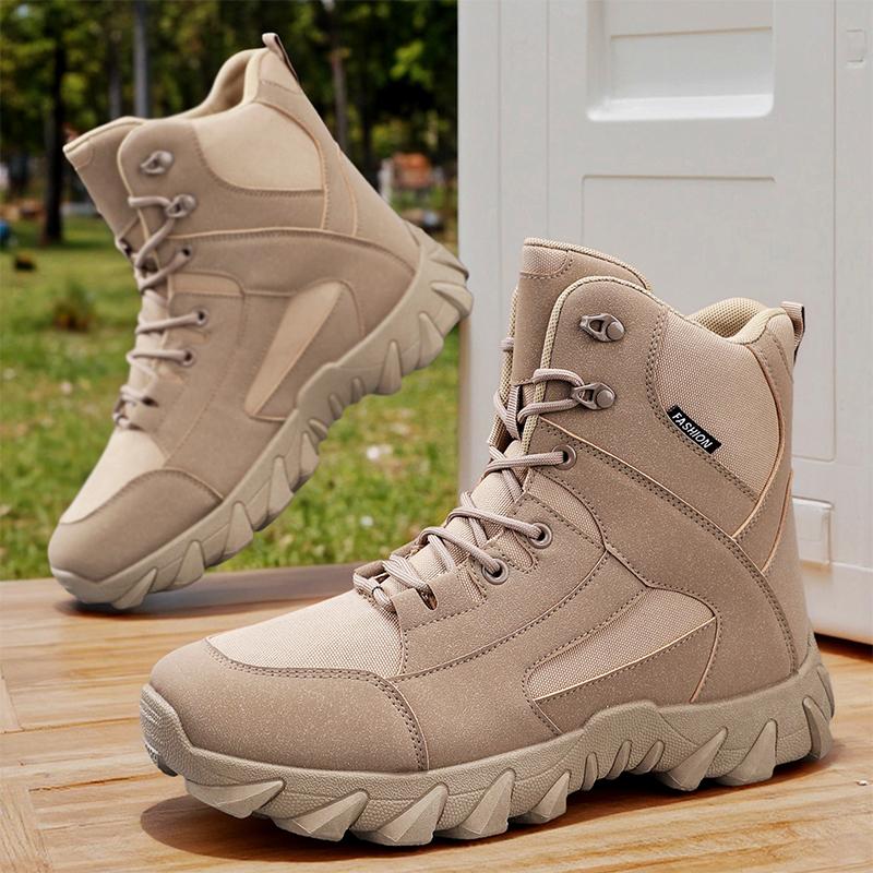 Winter Men Ankle Boots Comfortable Warm Mens Hiking Climbing Shoes Outdoor Cotton Work Boots Non-Slip Waterproof Zapatillas Male