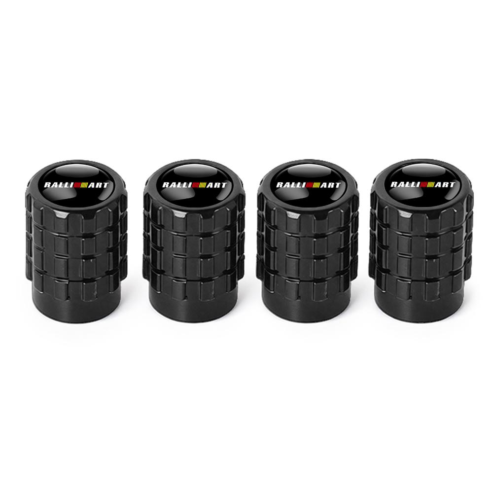 4Pcs Car Tire Valve Caps Metal Wheel Dust Covers Accessories For Mitsubishi Outlander RalliArt ASX Pajero Lancer Interior Decor