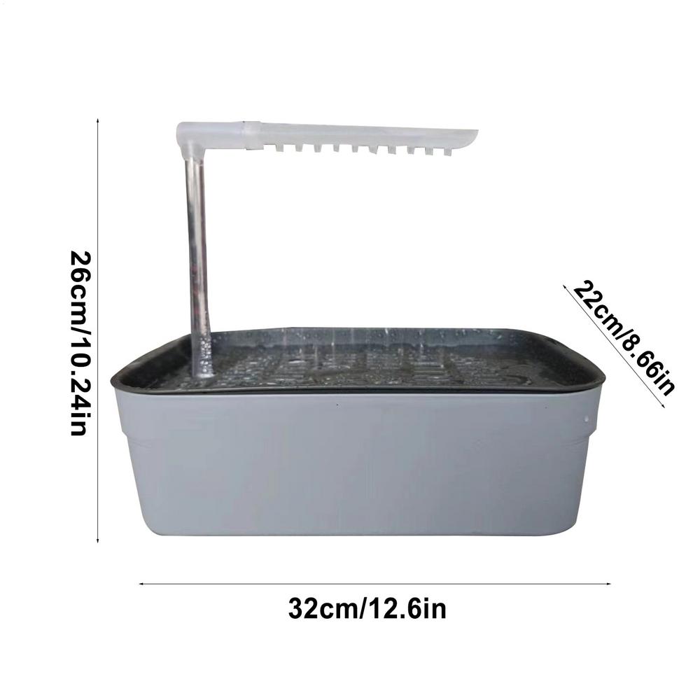 

Автоматический душ для домашних птиц, работающий от USB, ванночка для купания корелл, аксессуары для клетки питомцев для маленьких и средних пород, игрушки для купания серый