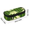 Pencil Pouch Smooth Zipper High Capacity Scratch Resistant Polyester with Main Compartment Mesh Pocket and Pen Slots for Students