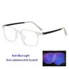 Square Anti Blue Light Reading Glasses Men Woman Prescription Glasses Optical Glasses Single Focus Presbyopic Glasses