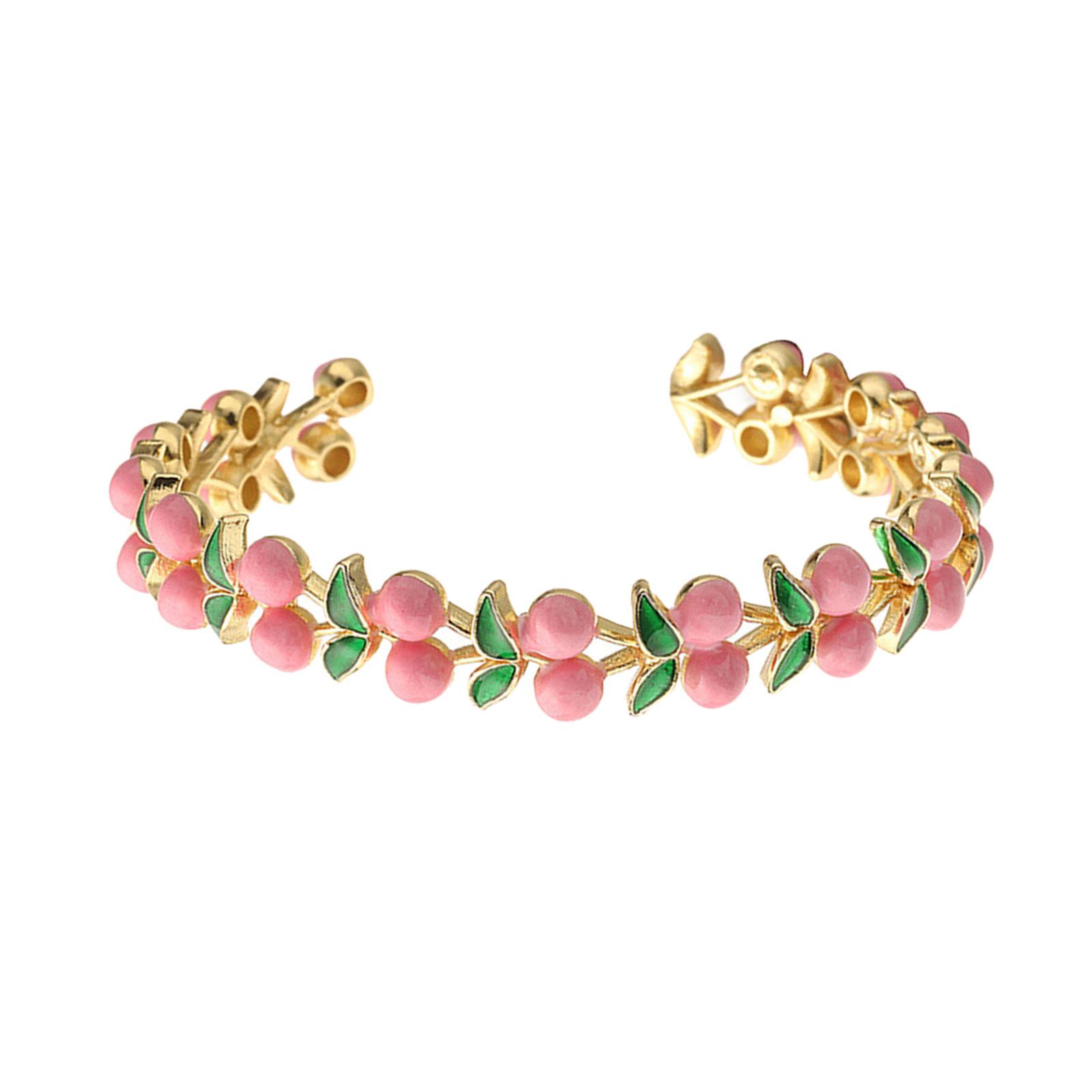 Fashionable Fruit Charm Bracelet Comfortable Materials Portable Designs Spring Fashion Jewelry Accessory Daily Use