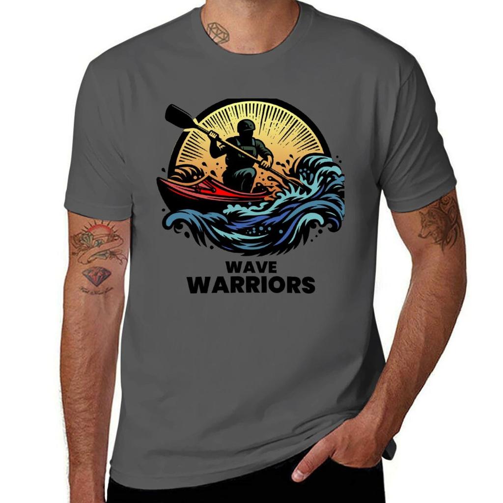 Wave Warrionrs Tshirt Urban Style Casual Short Sleeve Top Tshirt