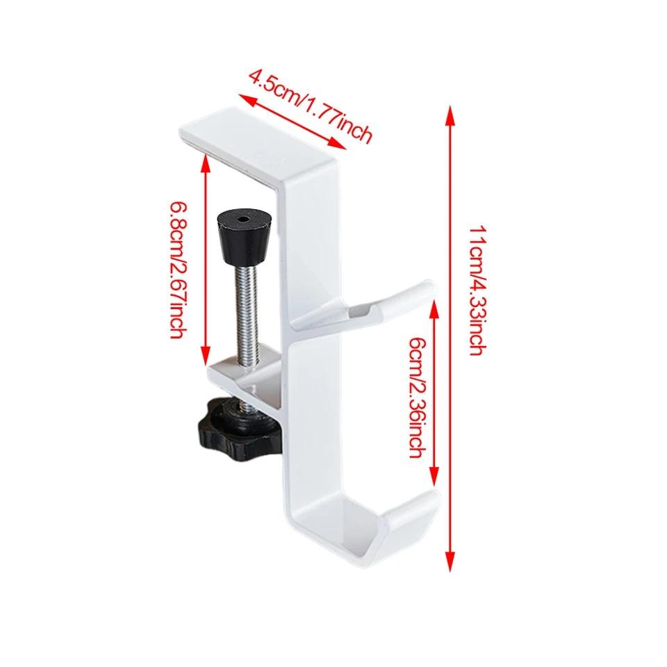 Bag Hanger Punch-free Table Side Hook Wall Hanging Racks Multi-functional Holder for Cloth Coat Keys Bathroom Towel Organizer