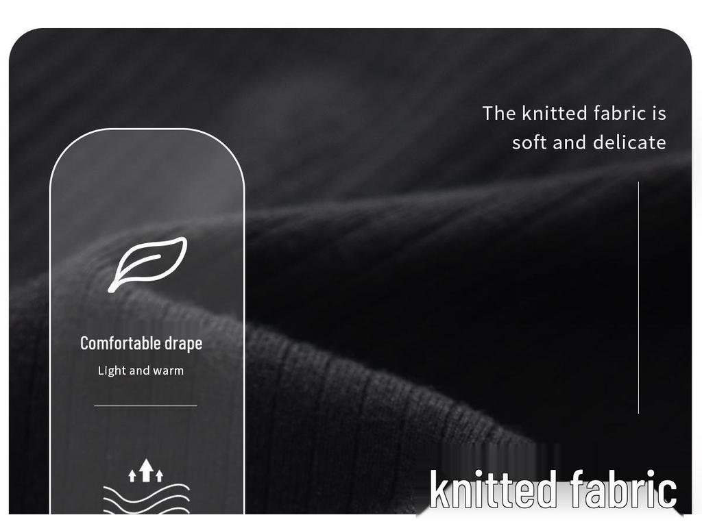 Women's Black Bodycon Inner Dress - Sexy Spring, Summer, Autumn Overcoat Base 2025